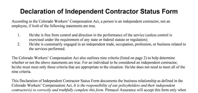 1099 independent contractor agreement