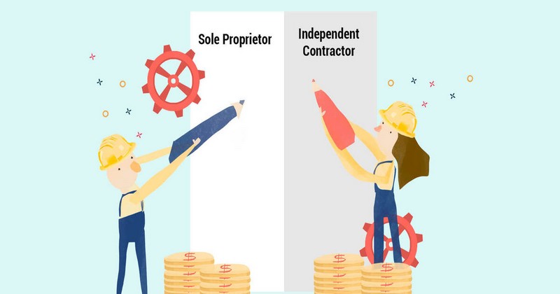 independent contractor vs sole proprietor