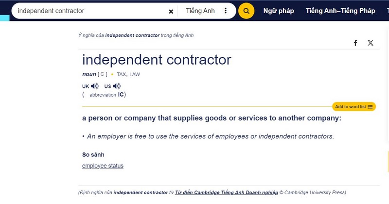 sole proprietorship vs independent contractor